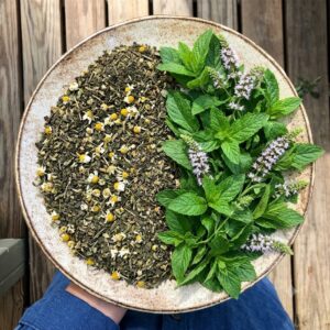 Peppermint Herbal Tea – Morning Bloom Collection