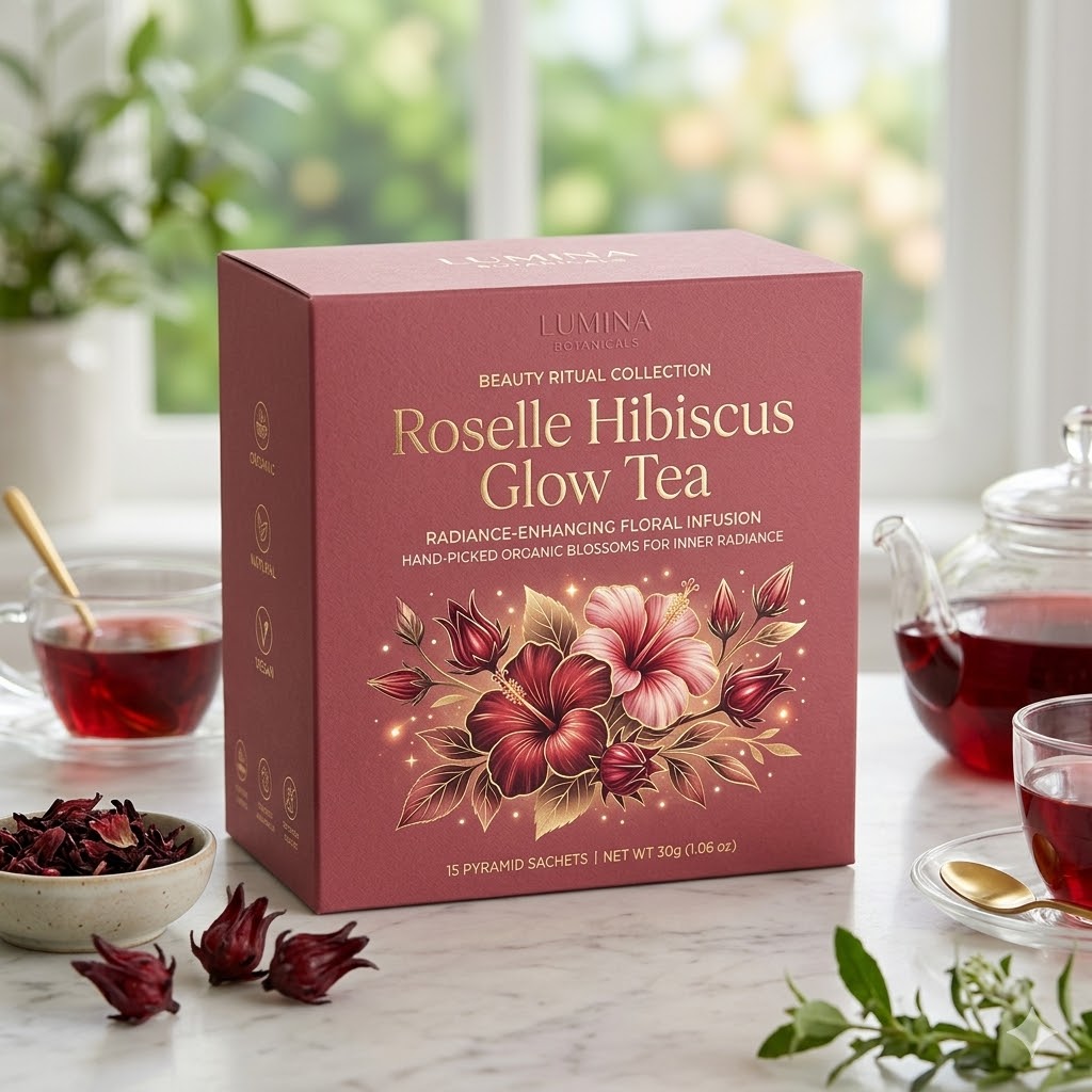 Roselle Hibiscus Glow Tea – Beauty Ritual Collection - 图片 5
