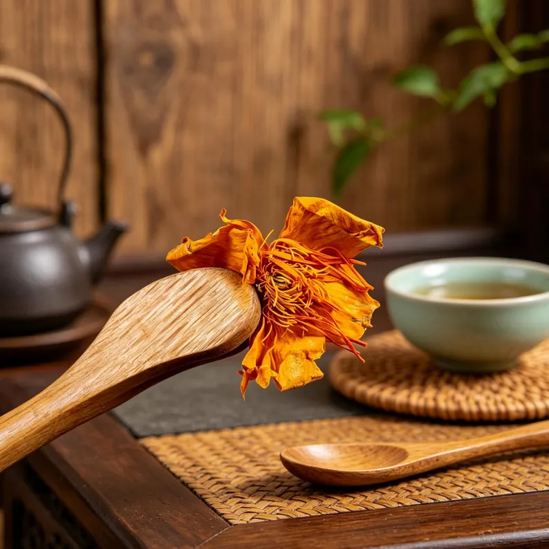Dried Globeflower (Trollius) Tea – Beauty Ritual Collection - Image 3